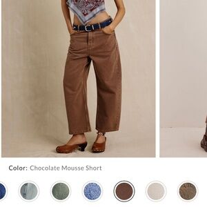 We The Free Chocolate Mousse Short Jeans